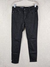 Adriano Goldschmied The Legging Ankle Super Skinny Black Denim Jeans Size 28R