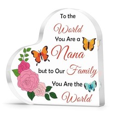 Nana Gifts from Grandkids Decorative Plaque Mothers Day Birthday Gifts for