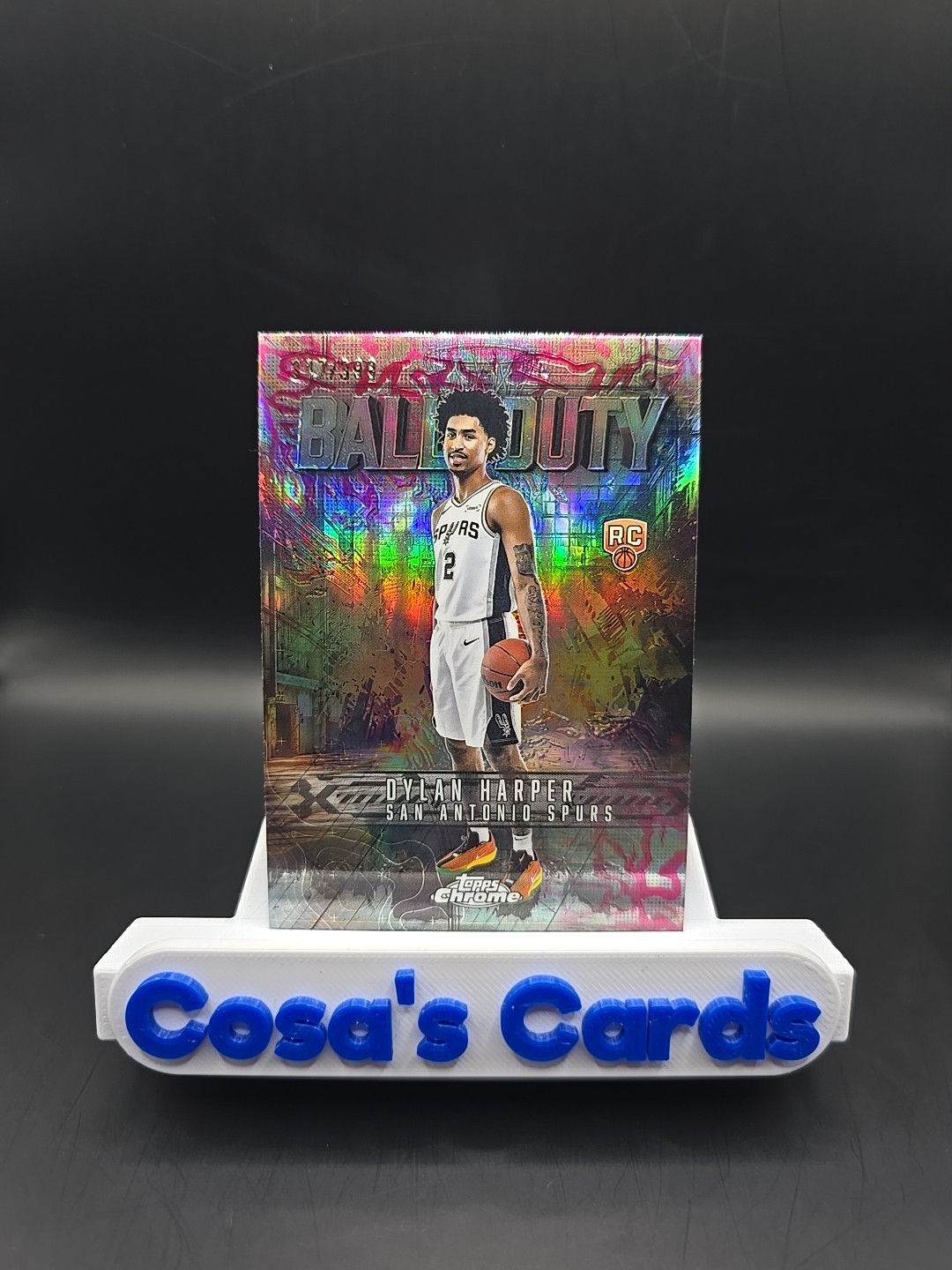 DYLAN HARPER 2025-26 TOPPS CHROME BALL OF DUTY RC #BD-22 MAGENTA REFRACTOR /399