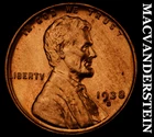 1938-S Lincoln Wheat Cent - Red Choice Gem Brilliant Unc  No Reserve  #i5937