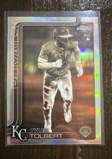 2025 Topps Chrome Update Series - Tyler Tolbert #USC98 Sepia Refractor (RC)