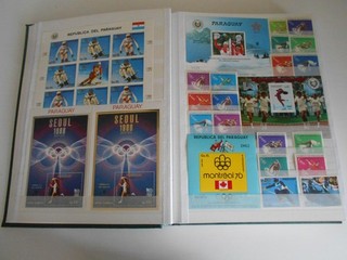 Paraguay Olympic Stamps Blocks MNH Mint Sports 4