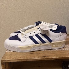 Adidas Men’s Rivalry Low Premium Size 13 White Indigo Cream |GY5870|