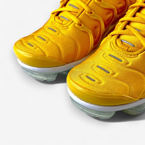 Nike x Air Vapormax Plus GO THE EXTRA SMILE Mujer Amarillo Waffle Zapatilla Talla 7 - Imagen 6 de 19
