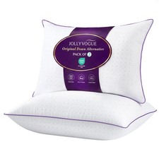 Pillows Queen Size Set of 2, Soft Supportive Bed Pillows with Super Soft Down...
