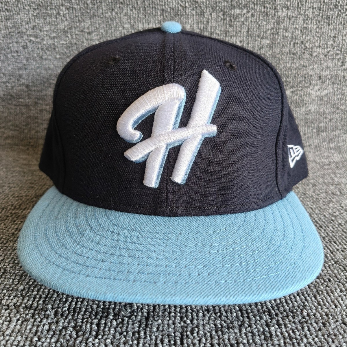 New Era Hillsboro Hops 59FIFTY Fitted Hat Black Blue 7 3 4