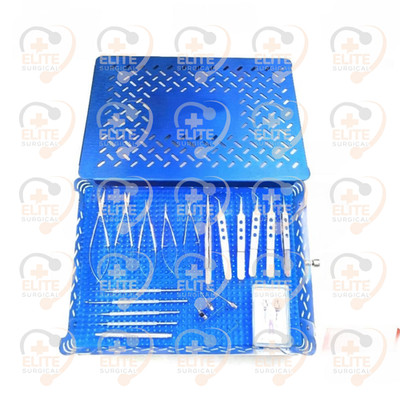 Sun Basic Micro Instruments Set With Box High Quality Instruments Complete Set