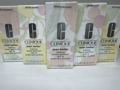 Clinique Even Better Makeup Broad Spectrum SPF 15  Foundation 1 OZ CHOOSE SHADE