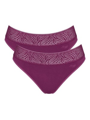 Sloggi Period Pants Knickers 2 Pack Tai Brief Medium Flow Menstrual Underwear