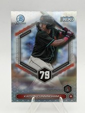 NEW!  2026 Bowman Chrome BTP-79 Kayson Cunningham TOP 100 PROSPECTS Diamondbacks