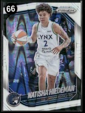 2025 Panini Prizm WNBA #53 Natisha Hiedeman White Seismic Prizm