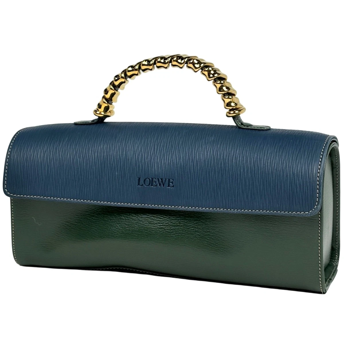 Green Leather Exterior Loewe Bags & Handbags for Women for sale | eBay