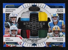 2024 Certified Mirror Blue Etch 15/20 Jonathon Brooks Blake Corum #SITQ-RB 12po
