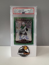 PSA 10 Auto 10 Wyatt Johnston Rookie Auto Emerald Surge /10 2022-23 O-Pee-Chee 