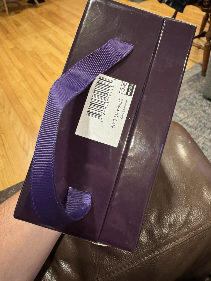 PEDIPED Dani Bebé Niñas 0-6M Lavanda Zapatos Atléticos NUEVO Foto 4 de 4