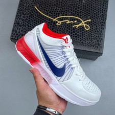New Nk Kobe 4 Protro White Red Mens 344335-00...
