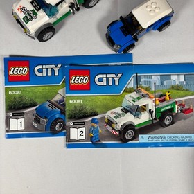 LEGO City 60081 Pickup Tow Truck w Car Service Vehicle Instructions
