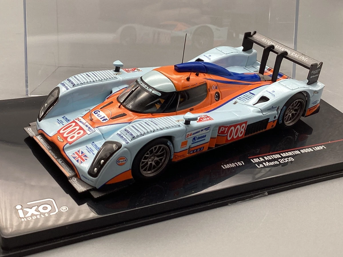 Miniature Spark 1/43 – Aston Martin Racing DBRS9 Gulf N°007, Le Mans 2008 (MIB)