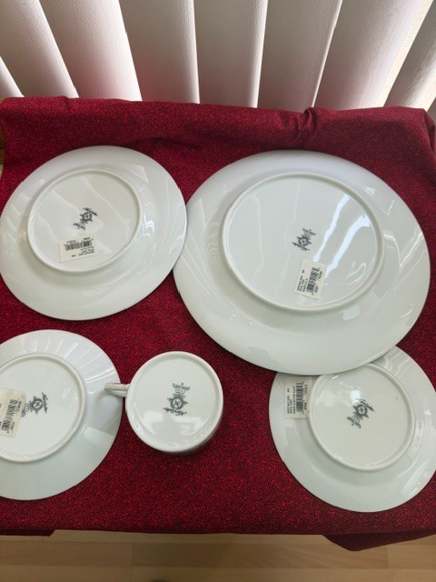 Noritake Royal Hunt 5 Pc Place Setting Dinner Salad Bread Cup Saucer ...