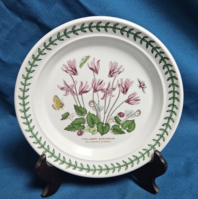 Portmeirion Botanischer Garten - Teeteller - Efeublatt Alpenveilchen - 7 1/4 Zoll Durchmesser