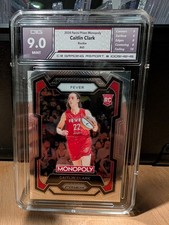 2024 Panini Prizm Monopoly WNBA Caitlin Clark #65 (RC) Graded C3 9 Mint