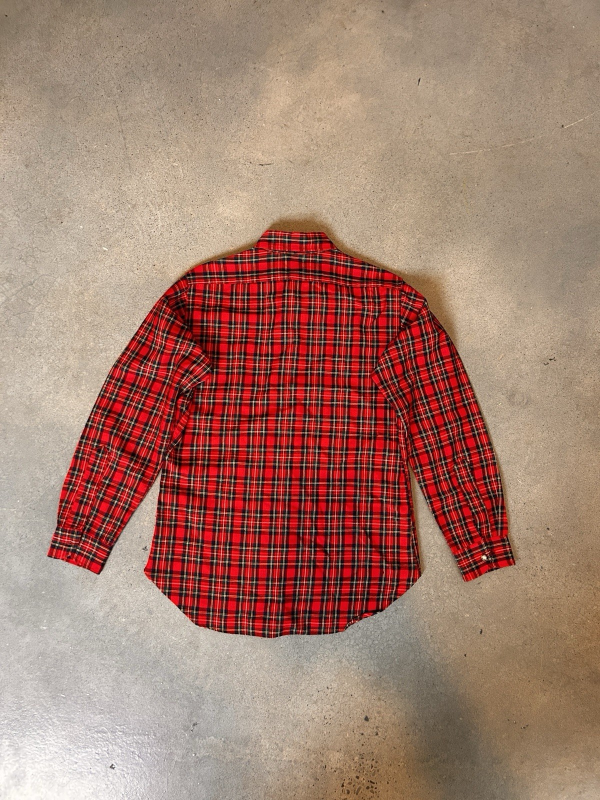 70s Pendleton Sir Pendleton Wool Plaid Button-Dow… - image 3