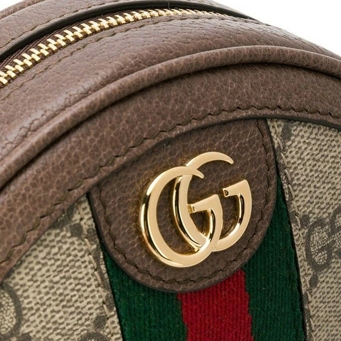 GUCCI Ophidia GG Supreme Wristlet Clutch Bag Pouch 574841 From