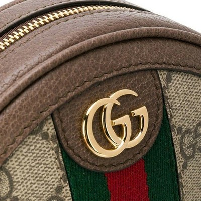GUCCI Ophidia GG Supreme Wristlet Clutch Bag Pouch 574841 From