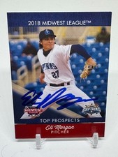 2018 MWL Top #21 Eli Morgan SIGNED Choice MILB Team Card Indians
