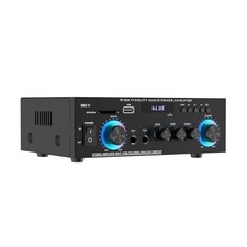 Stereo Audio Amplifier, Max 300W, 2 Channel Stereo Receiver,Wireless Bluetooth