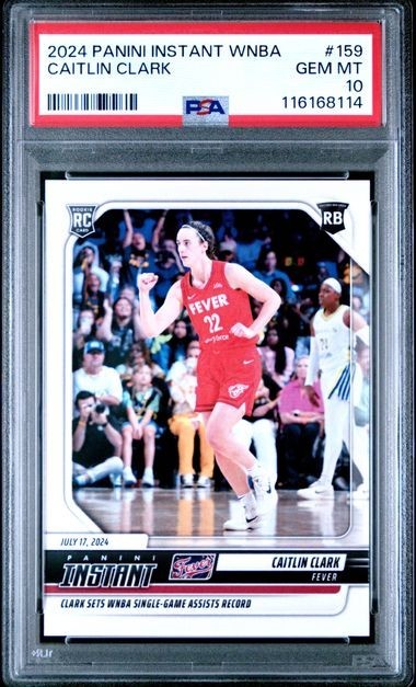 2024-25 Panini Instant WNBA Caitlin Clark RC Rookie #159 Fever PSA 10 GEM MINT!!