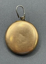 Antique 1910 Gold Filled Key Chain New York Brooch Z12