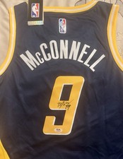 TJ McConnell #9 Signed Autographed Indiana Pacers Jersey (PSA/DNA) COA