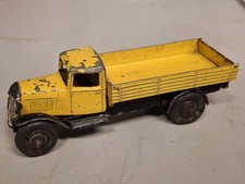 Dinky 25e Tipper Wagon, yellow, 2nd type open chassis 