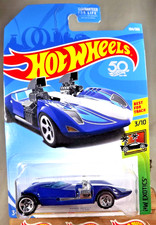 2018 Hot Wheels #194 HW Exotics 3/10 TWIN MILL Blue w/Chrome 5 Spoke Wheels
