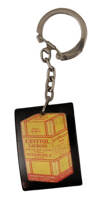 Schlüsselanhänger (keychain)   Inklusion Bourbon Sirup Cevitol Lacroix Vitamin C