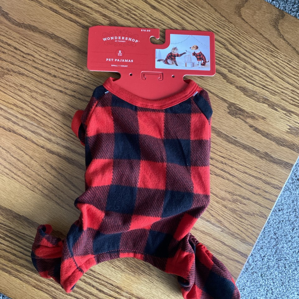 Wondershop At TARGET Buffalo Check Pattern Pet Pajamas For Dogs Cats wondershop-at-target-buffalo-check-pattern-pet-pajamas-for-dogs-cats