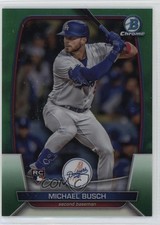 2023 Bowman Chrome Green Refractor 34/99 Michael Busch #54 00em