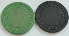 Vintage CLUB LOUISIANA CLA 1 5 Illegal Casino Gaming Chips New Orleans LA