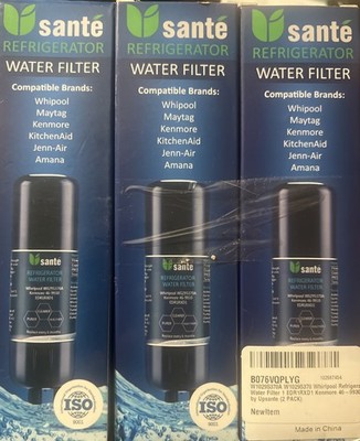 3 pack Sante Refrigerator Water Filter EDR1RXD1 Brand New