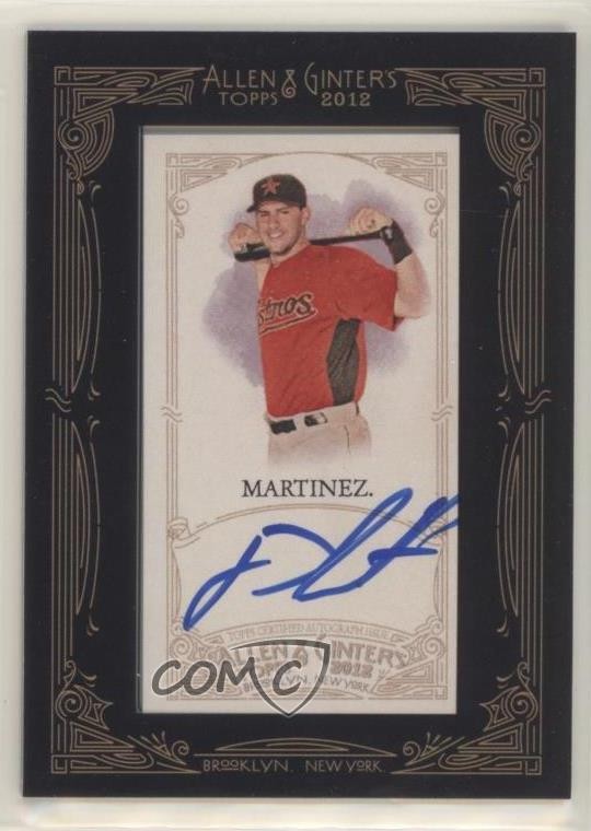 2012 Topps Allen & Ginter's Framed Mini JD Martinez #AGA-JDM Auto 0d59