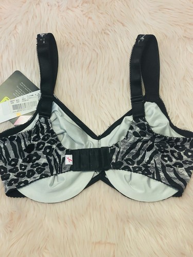 Wacoal NEW Awareness Seamless UW 855167 Animal Black Print Bra 34DD MSRP $67 - Picture 4 of 8