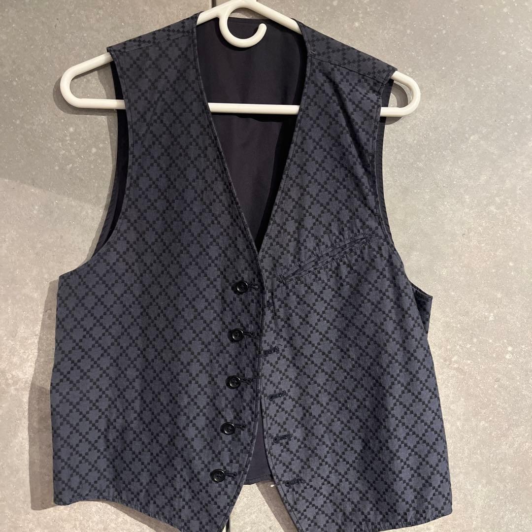 Engineered Garments Navy patterned blazer & rever… - image 6