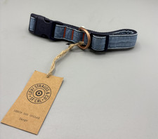 Levi  s Denim Pet Dog Collar Size Large Blue NEW With Tags 