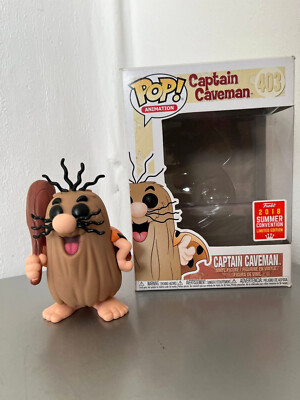 Funko Pop Animation Captain Caveman 403 Vinyl Figure Summer Convention 2018