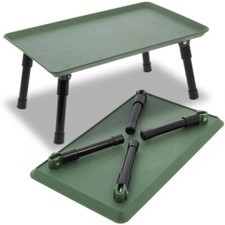 Bivvy Table Kunststoff Tisch Beistelltisch Angeltisch Camping Ablage grün NGT