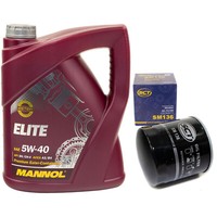 MotoröL Set 5W40 5 Liter + ÖLfilter SM 136 FüR Audi A6 Avant 100 VW Transporter