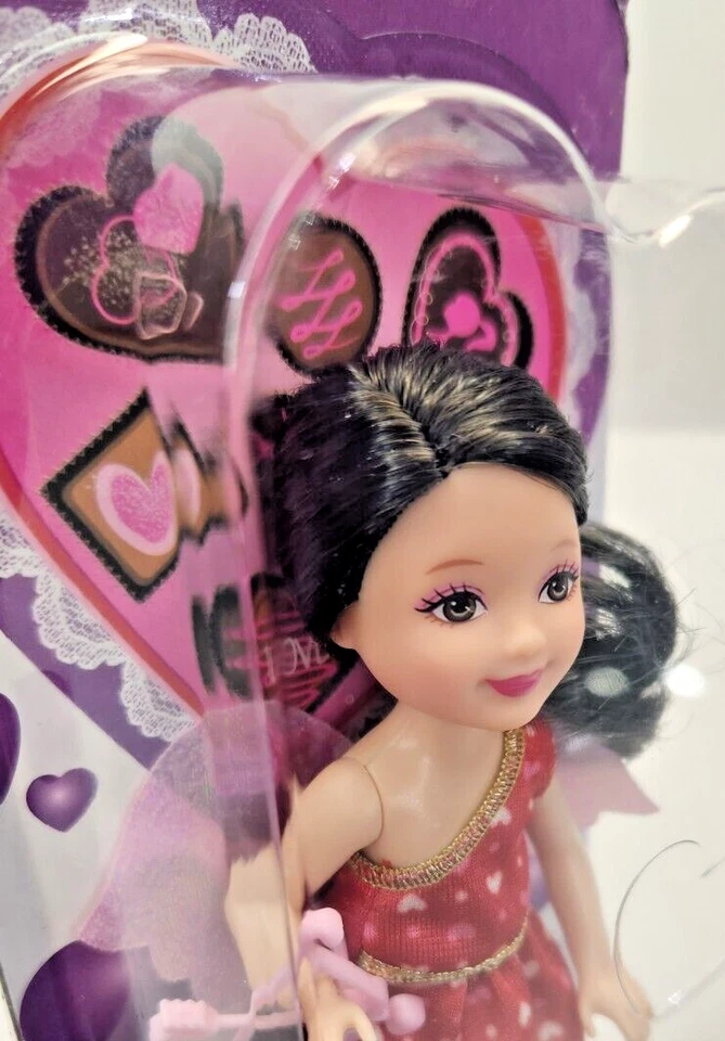 Барби Kelly Valentines Cupid 2014 Target эксклюзивный выпуск BJF82 BJF84 каштановые волосы - Изображение 2 из 4