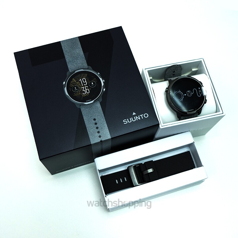 Suunto 7 50mm Stainless Steel Case with Microfiber Textile Strap Smart  Watch - Graphite Limited Edition (SS050595000) for sale online | eBay