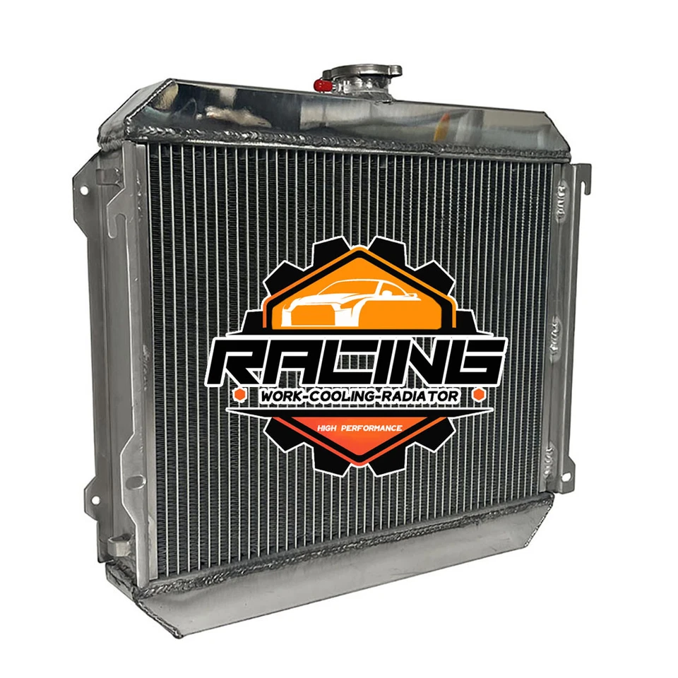 Radiador de aluminio de 2 filas para Nissan Datsun Stanza 620 1975-1979 2,0 L 1976 1977 78 Foto 2 de 4